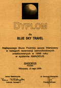 Dyplom od Amadeusa 98 mały