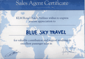 Dyplom od KLM Royal Dutch Airlines mały