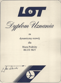 LOT dylom uznania