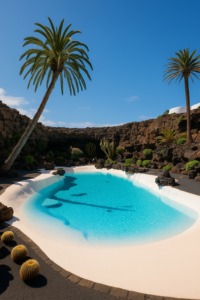 Jameos del Agua na Wyspach Kanaryjskich, loty na Wyspy Kanaryjskie