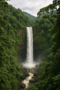 Wodospad Iladyi, Loty do Gwinei Równikowe