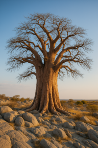 Baobab w Botswanie, loty do Botswany