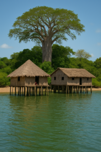 Wioska na wodzie, loty do Gwinea Bissau