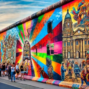 East Side Gallery w Berlinie, lot do Berlina