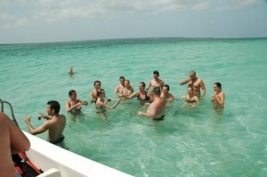 piscina natural, morze karaibskie / dominikana