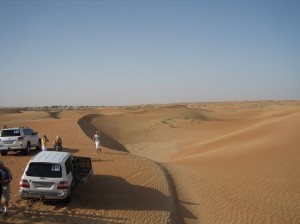 dune bashing, dubaj / ZEA