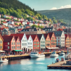 Bryggen - Perła Bergen, lot do Bergen