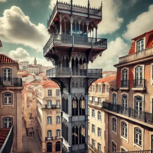 Elevador de Santa Justa, Lizbona, lot do Lizbony