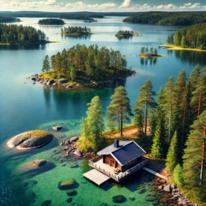 Jezioro Saimaa, Finlandia latem
