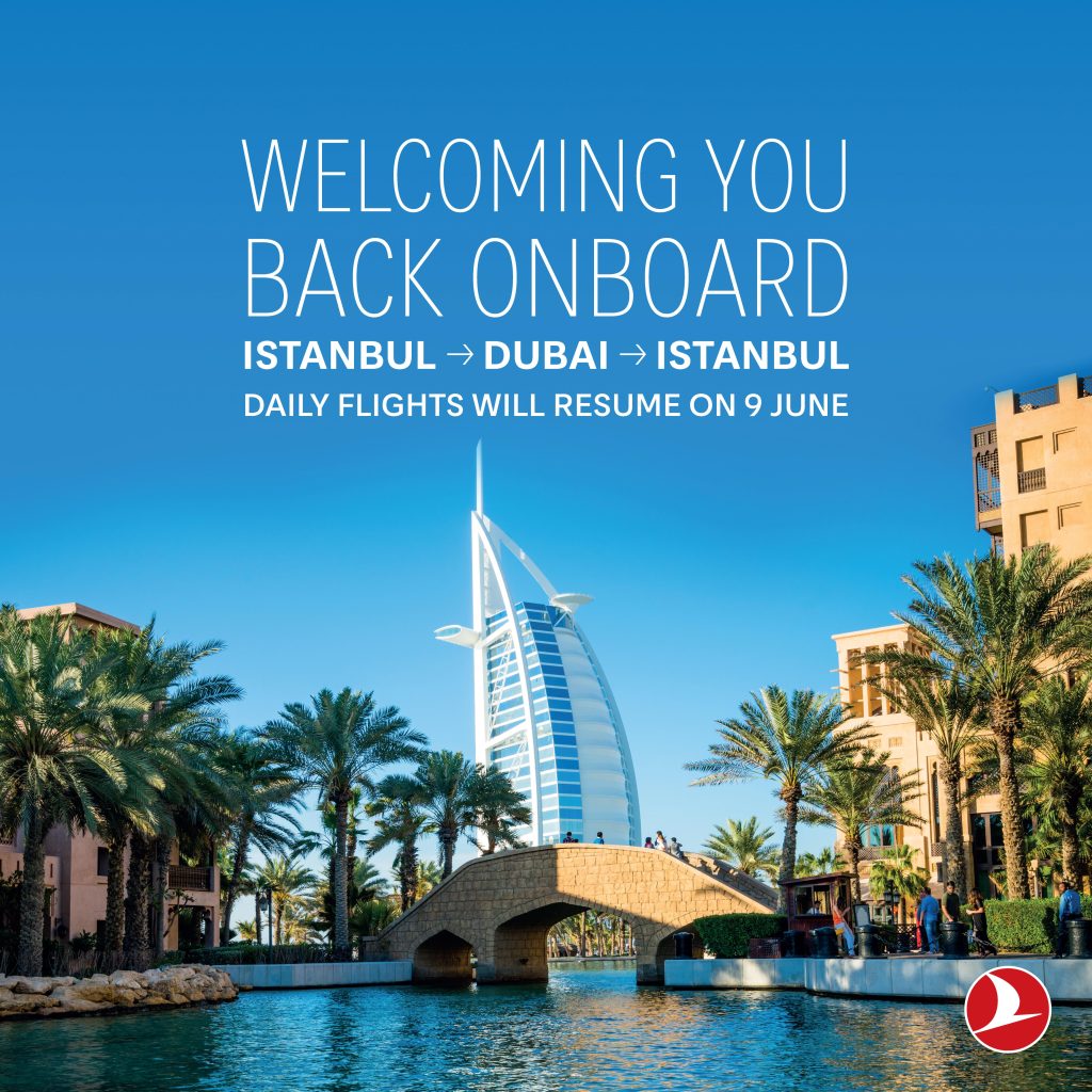 Turkish Airlines ponownie łączy Stambuł i Dubaj Turkish Airlines ponownie łączy Stambuł i Dubaj